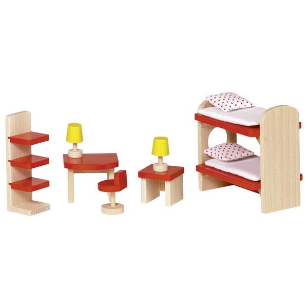 Goki Puppenmöbel Kinderzimmer basic